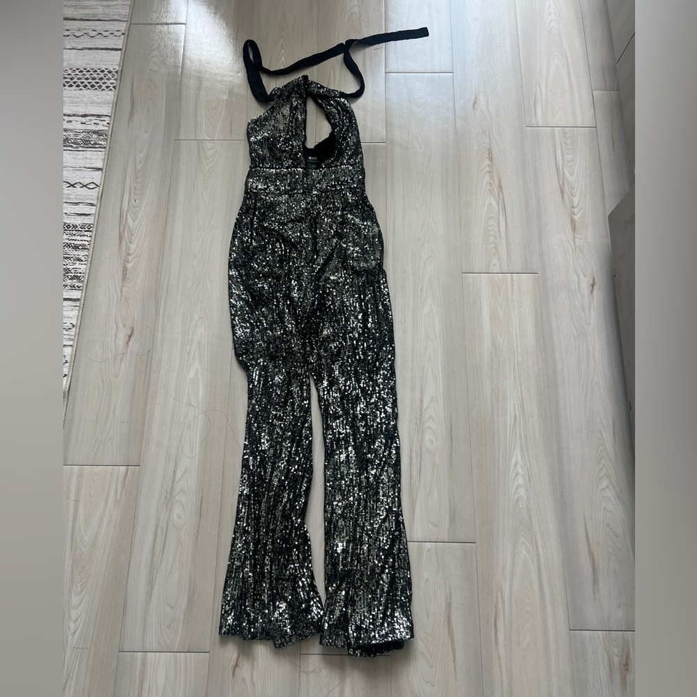 Anthropology Jumpsuit Sequins